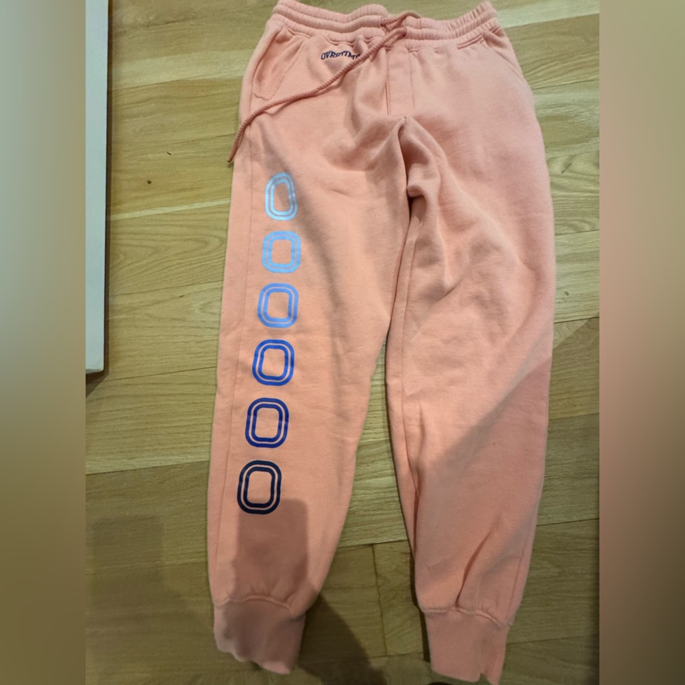 Kids Overtime Classic‎ Joggers peach with Blue Accents Sz M